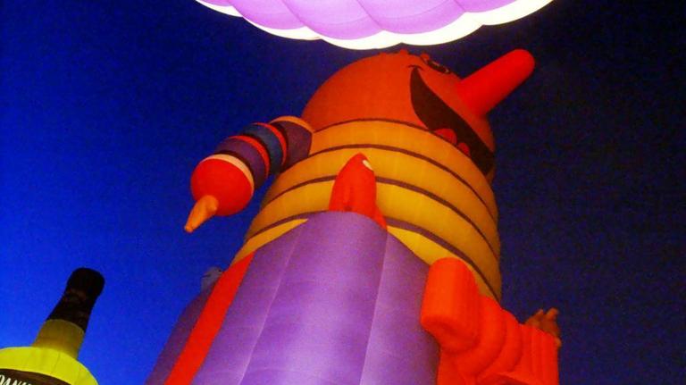 Cherry Blossom Festival's Balloon Glow through the years