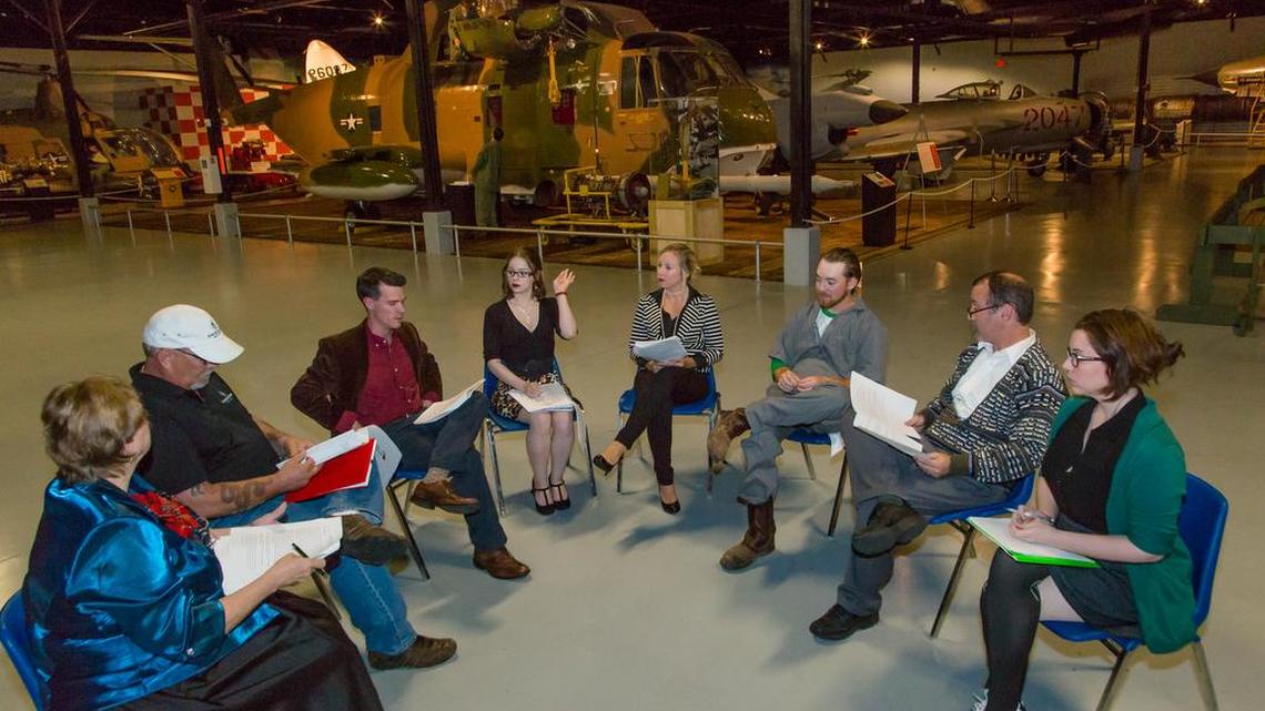 Check out the mystery dinner theater, “Ho, Ho, Homicide,” at the Museum of Aviation in Warner Robins.