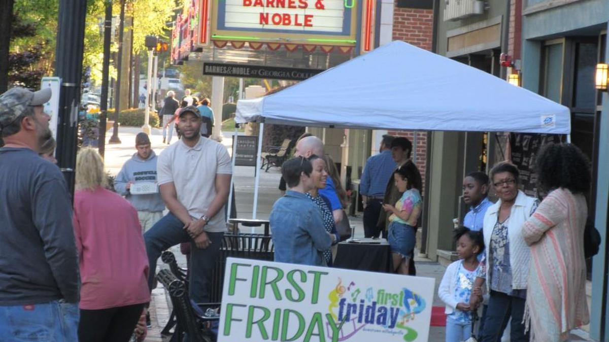Downtown Milledgeville will be bustling with fun and vendors for First Friday on Nov. 3.