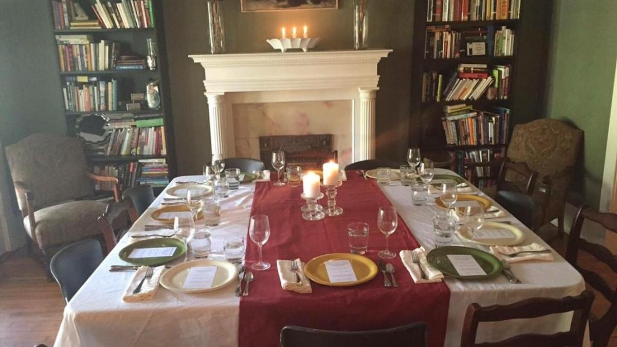 The table is set for Supper Club.