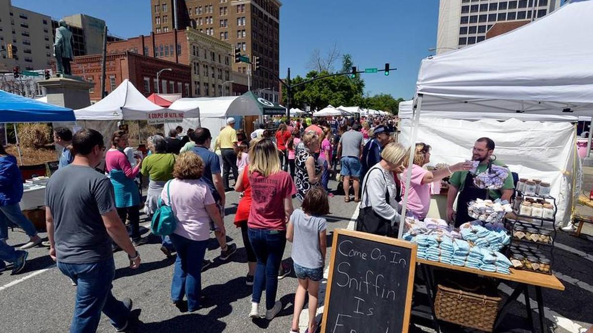 The Mulberry Street Arts and Crafts Festival is one of the major events hosted each year by the Middle Georgia Art Association.