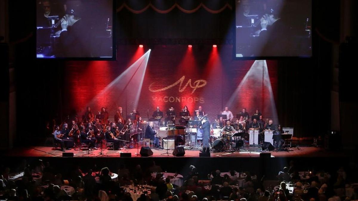 Music fills the air at one of last season’s Macon Pops events. The concert series kicks off another season tonight with “Songs of the Summer” at Middle Georgia State University.