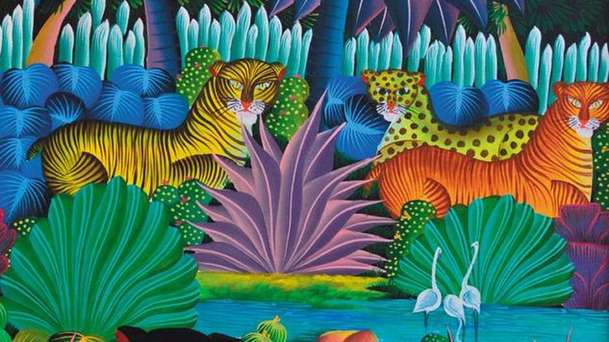 See an exhibition of Haitian art at the Tubman Museum.