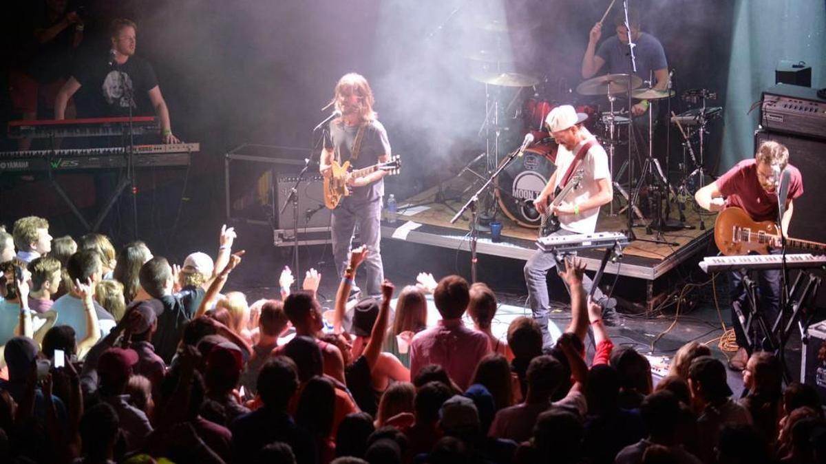 Moon Taxi plays for a packed house at the Cox Capitol Theatre during last year’s Bragg Jam.