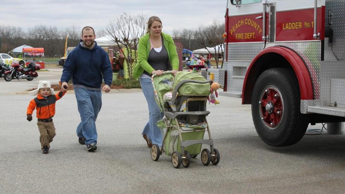There will be fire trucks, vendors, a kids play area and more at the Peach Blossom Festival on Saturday at Lane Packing Company in Fort Valley.