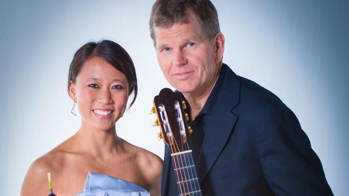 Hear a performance by guitarist William Feasley and oboe-player Emily Tsai on Wednesday at Georgia College.