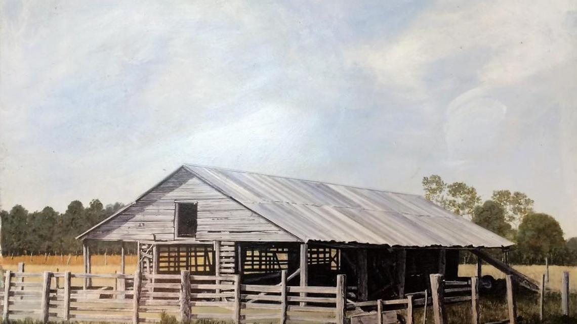 The One Wall Show at Ocmulgee Arts Inc. features realistic artist Durel Smith’s works in acrylic on canvas or board. See it through Feb. 28.