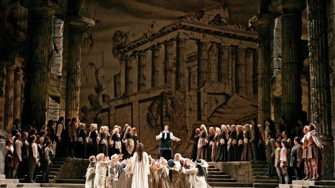 See the Metropolitan Opera’s production of “Idomeneo” at the Douglass Theatre.