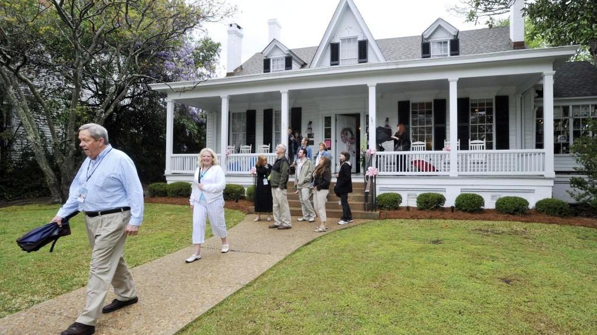 The Sidney Lanier Cottage is pictured in this 2009 file photo.