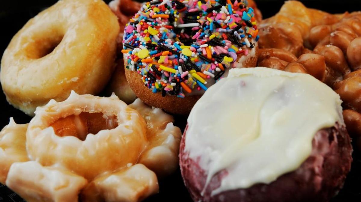 A sampling of doughnuts from Daylight Donuts.