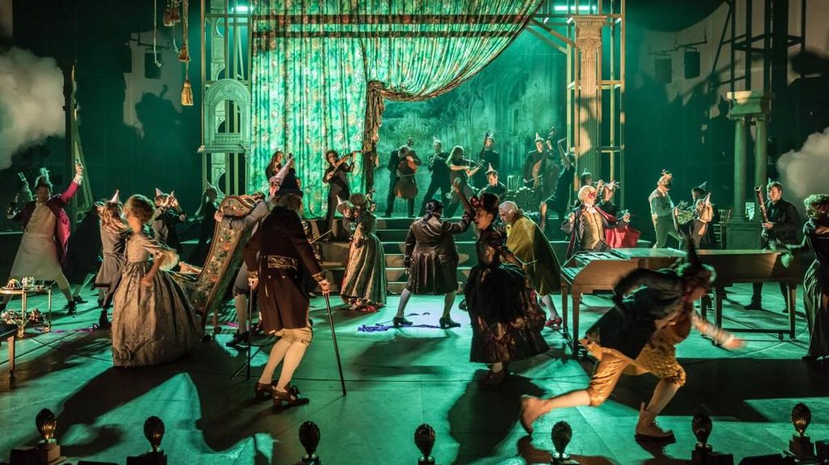 See “Amadeus” broadcast live from the National Theatre in London on Sunday at the Douglass Theatre.