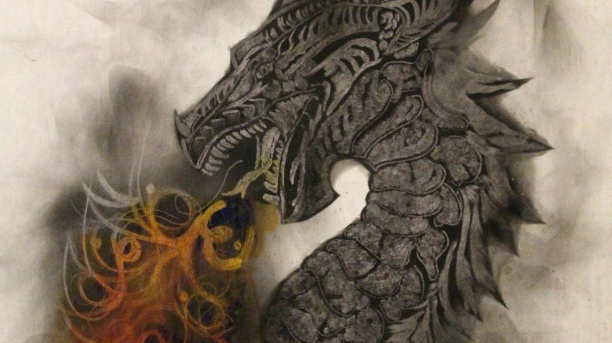 Fury and Flames is an example of Heather McLaurin’s fumage art, which will be on display a the 567 Center.