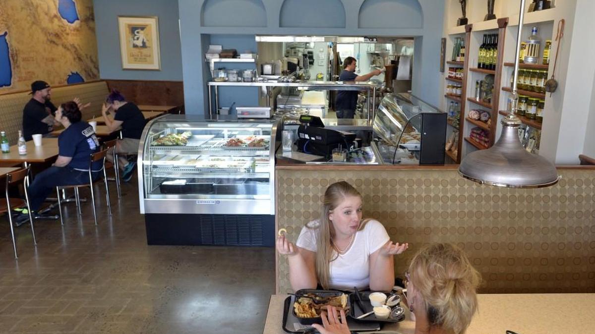 Enjoy authentic Greek food in a cozy setting at Papouli’s Mediterranean Cafe and Market in Macon.