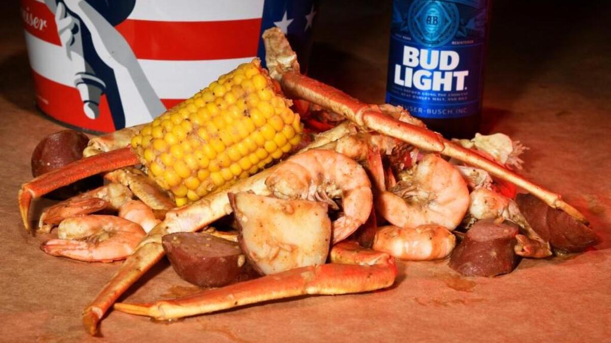 The low country boil with sausage, shrimp and snow crab legs is one of Zeafood Time’s most popular.