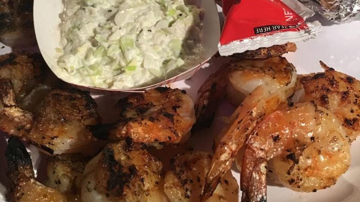 Shrimp dinner is one of the menu options at Steve’s Steak and Seafood.