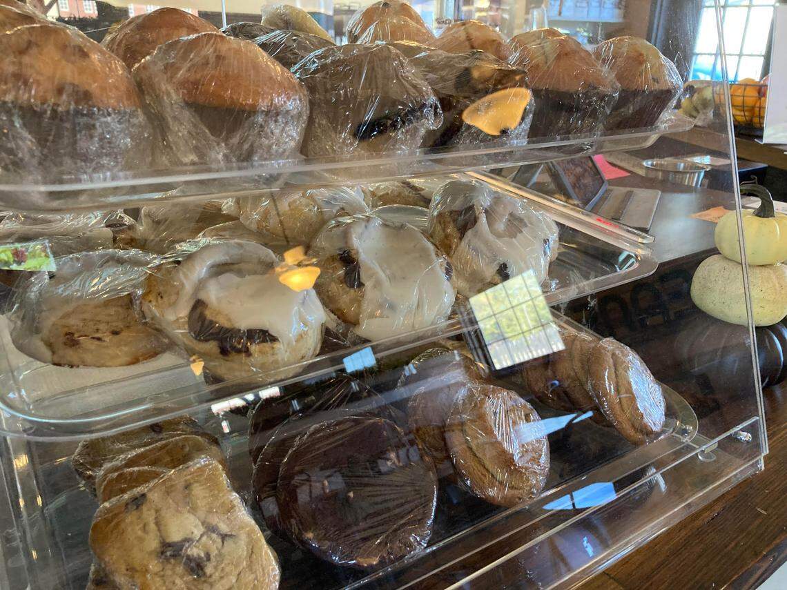 Pastries and cookies at the new Z Beans Coffee at 102 South Armed Forces Blvd. in Warner Robins.