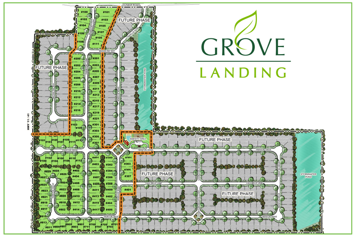 Construction is expected to start soon on Grove Landing, a single-family build-to-rent community to be built near Dunbar Road and U.S. 41.