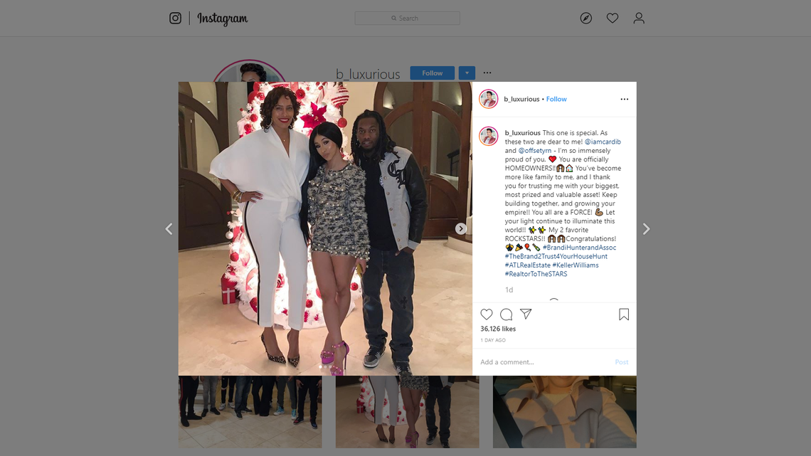 Okurrrr! Realtor who helped Cardi B, Offset buy mega-mansion is former UGA star athlete