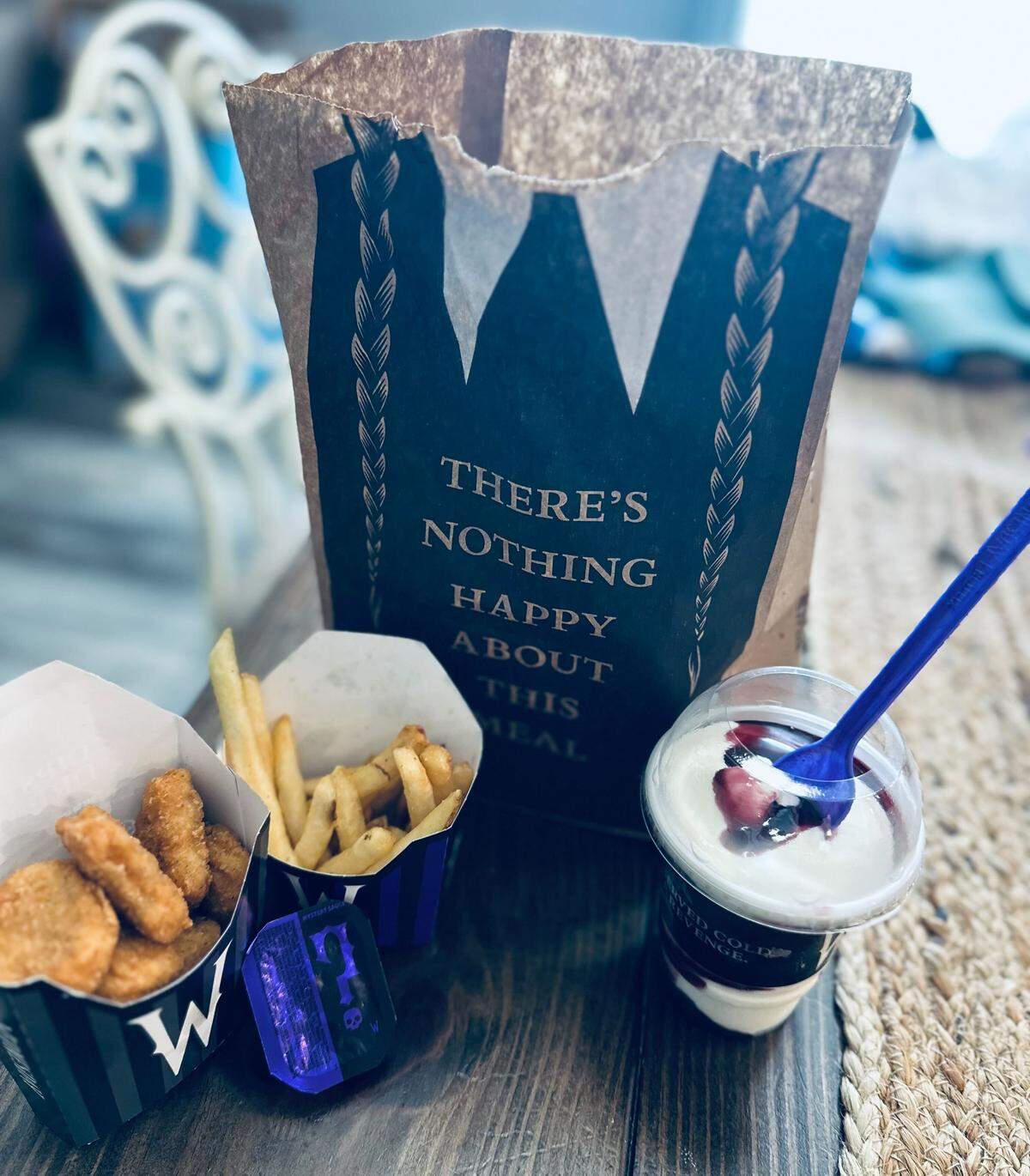 The Wednesday meal at Wendy’s.