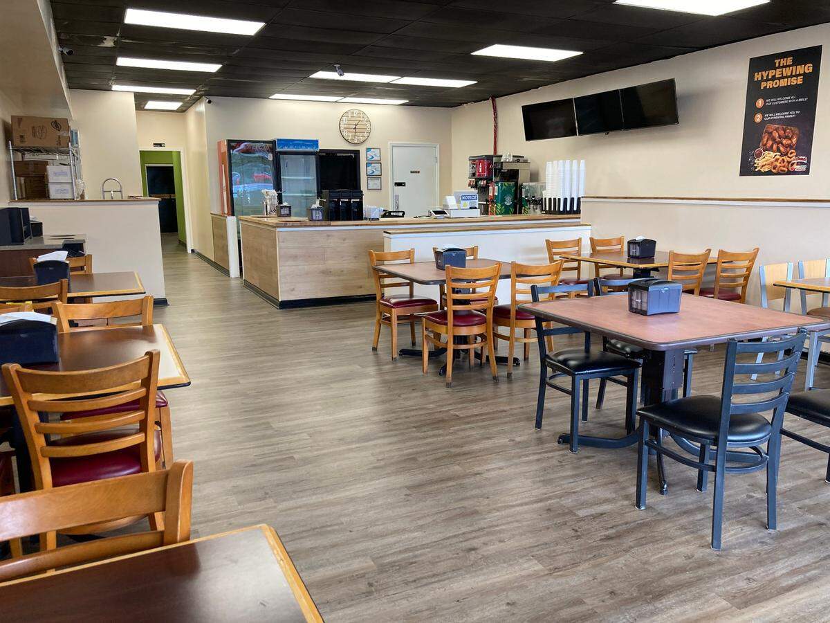 Inside HypeWing, a new restaurant opening soon at 504 Russell Parkway in Warner Robins.