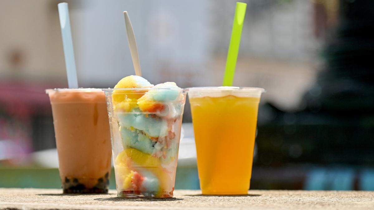 Grab a treat from Macon Water Ice or Hello Boba Cafe to help stay coll during this hot summer.