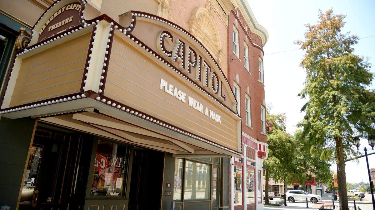 The Capitol Theatre in the 2020 Telegraph file photo. Known by several names since it was reopened in 2006, the locally owned entertainment venue is now just The Capitol Theatre.