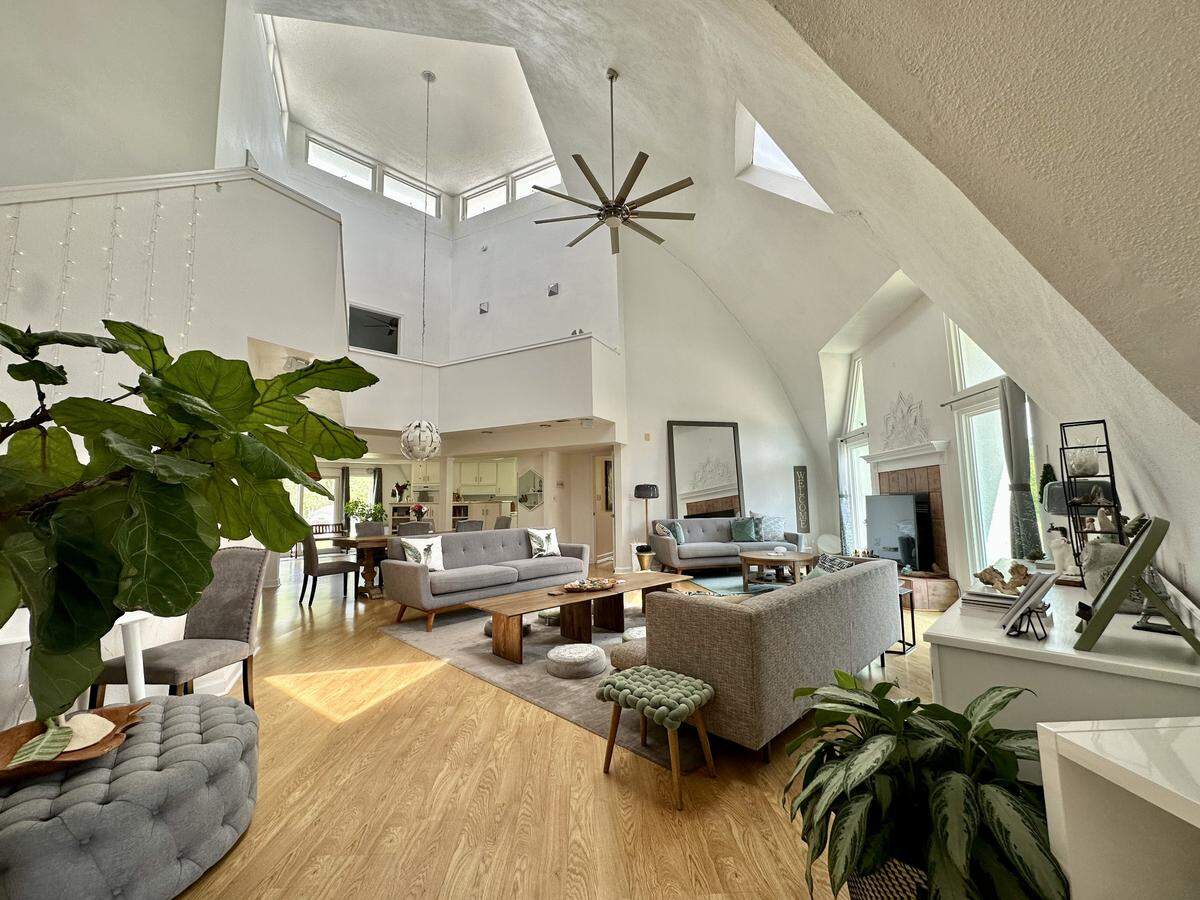 Retreat and event venue business The Florrest offers a 1654 sq ft event dome with air conditioning, a pavilion, a pool, accommodations for up to 15 people for overnight stays, and more.