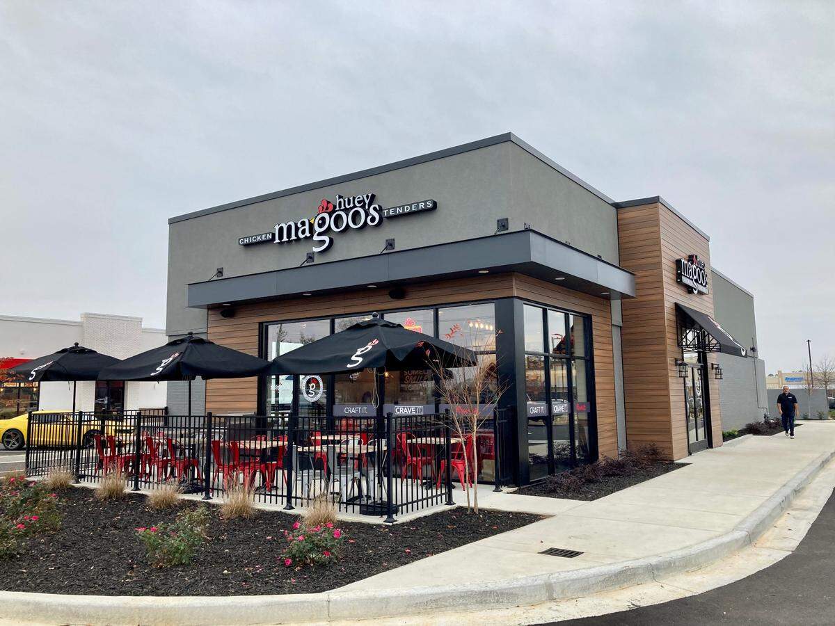 The first Huey Magoo’s Chicken Tenders in Houston County opens at 711 Lake Joy Road in Warner Robins.