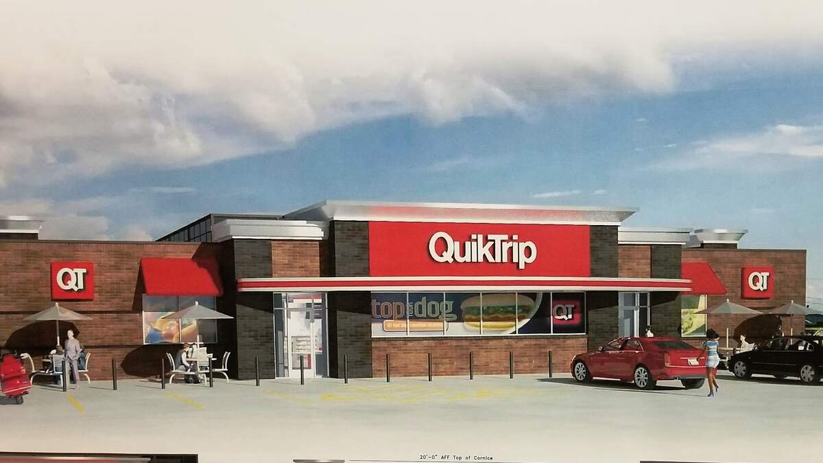 Rendering of the QuikTrip travel center proposed at the Sardis Church Road interchange off Interstate 75 in south Bibb County.
