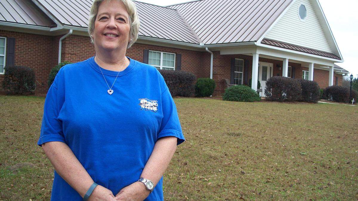Judy Youmans, administator for Heart of Georgia Developmental Disabilities Ministries, at the ministry's personal care home on Hatcher Road.