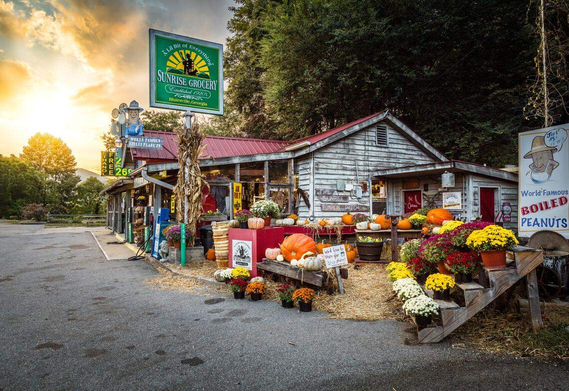 Sunrise Grocery in Blairsville, Georgia is one of Southern Living’s most charming country stores in the south.