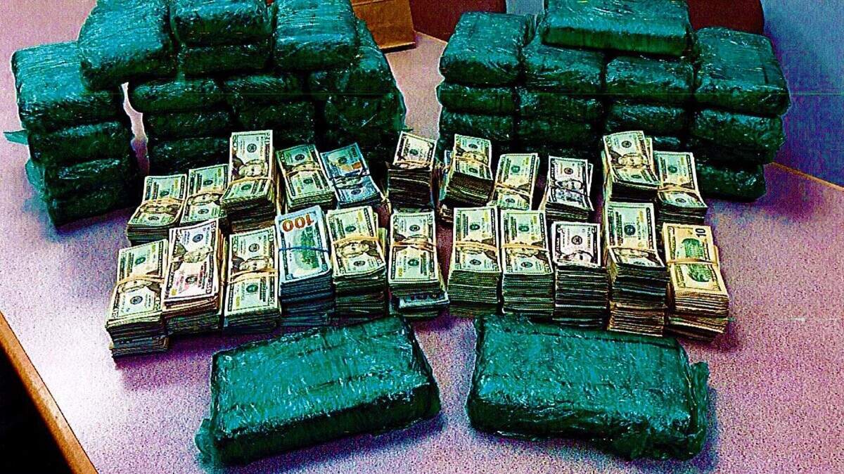 Eighty-seven pounds of cocaine and $284,600 seized in a drug bust that later implicated Dexter Lee Williams and several others,, including Lemark Williams, in early 2020.