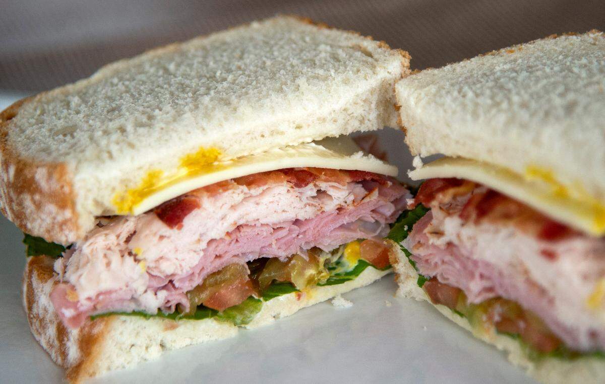 The M&M club sandwich available at M&M Sandwich and Pastry Shop at 3045 Vineville Ave. in Macon.