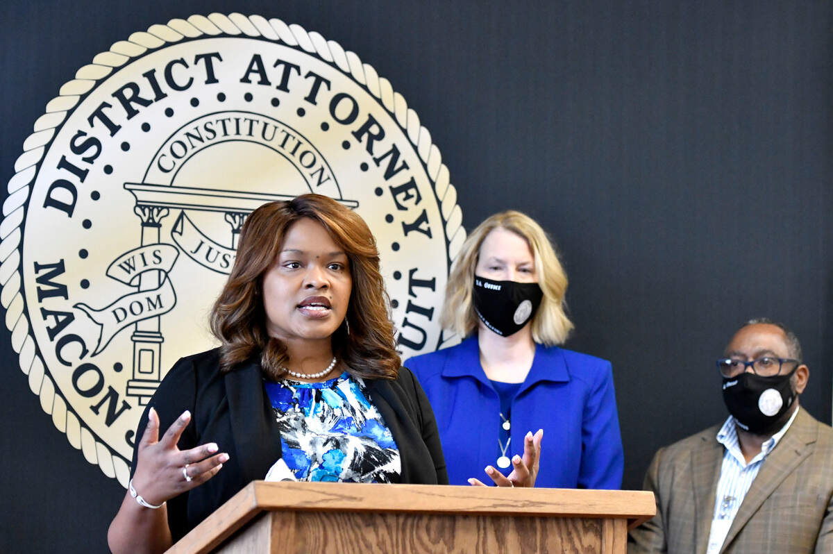 Anita Reynolds Howard, Macon Judicial Circuit District Attorney, discusses the backlog of criminal cases Macon courts will have to adjudicate over the next several years.