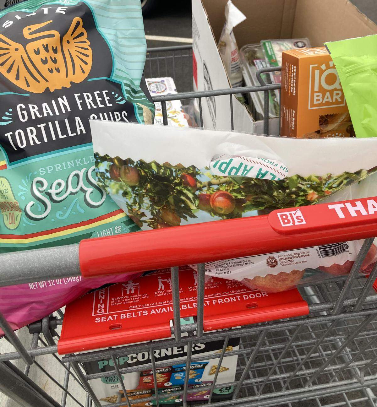 Headed to the car after my first shopping trip at the new BJ’s Wholesale Club in Warner Robins. Photo has been cropped.
