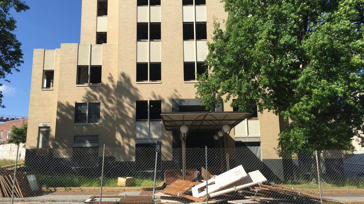 “It’s not where we want it to be,” Urban Development executive director Alex Morrison said of the construction of a boutique hotel in the old Southern Trust building as developers and business owners deal with COVID-19’s effect on the economy.