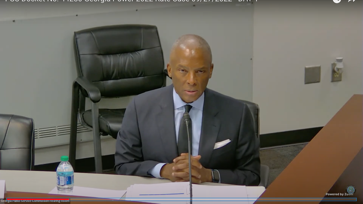 Georgia Power CEO testified before the Public Service Commission at a rate case hearing on Sept. 27. Rate hearings continue this week.