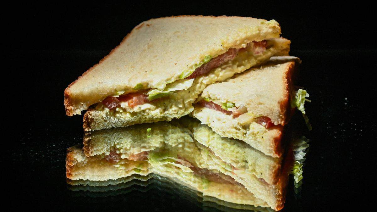 The simple and splendid egg salad sandwich, which Sid’s Sandwich Shop on Forsyth Street in Macon has perfected, hearkens back to a time when such basic fare was a lunch-hour staple at drug store soda fountain parlors. Ninety years ago this summer, the special at Walgreen’s on Cherry Street featured an egg salad sandwich and a chocolate soda for 15 cents.