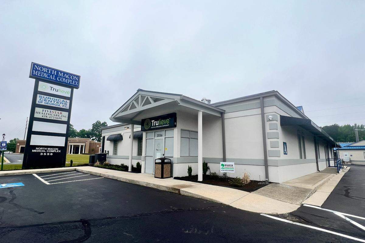 Trulieve medical marijuana dispensary at 3556 Riverside Drive in Macon.