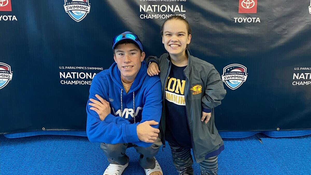 William Rankine and Vica Beelner will be the first swimmers out of Warner Robins Aquanauts to compete in the U.S. Paralympic Team Trials.