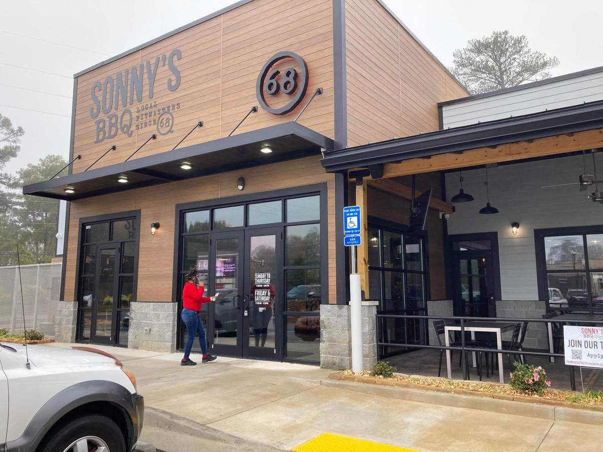 The new Sonny’s BBQ at 5811 Zebulon Road in Macon is open.
