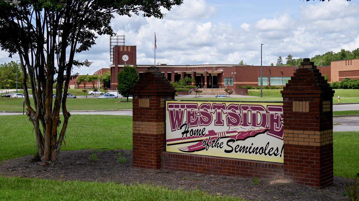 Westside High School at 2851 Heath Road in Macon.