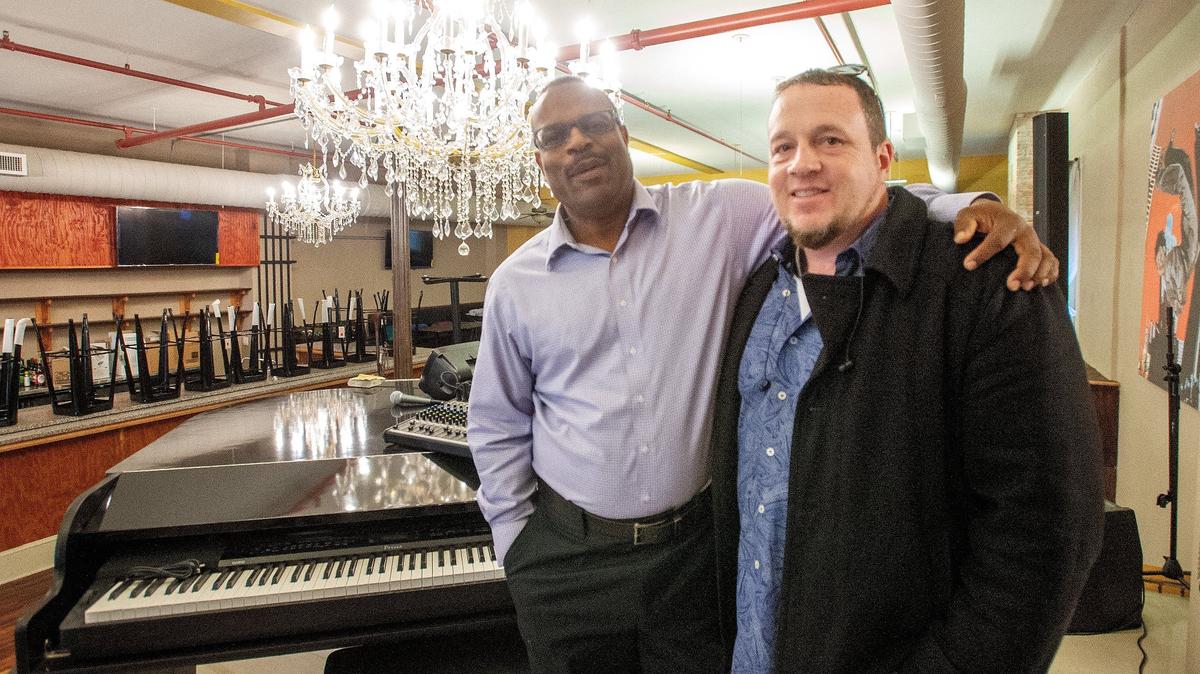JASON VORHEES/THE TELEGRAPH Macon, GA, 12/10/2018: Co-owners Brad Simmons, left and Todd Miles are hopeful Macon Smiles dueling piano bar will open Thursday, December 13. The bar will have a $10 cover charge and will be open 7 p.m. to 3 a.m.Thursday through Saturday.