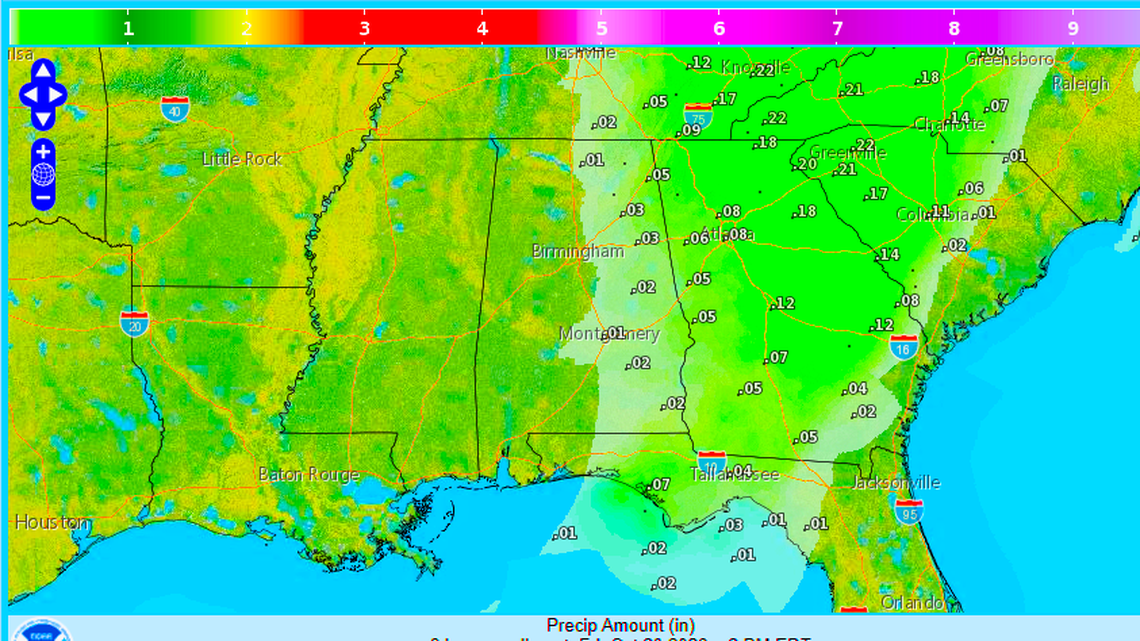 Perfect fall weekend in store for Georgia — but not before rain showers roll through
