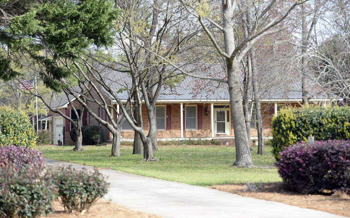 The Peach County home on Hardison Road, just west of Byron, where Ralph Elrod lived and fatally shot a pair of Peach County sheriff’s deputies in November 2016.