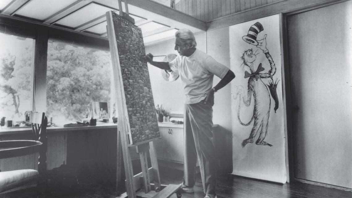 Theodor Seuss Geisel – aka Dr. Seuss – produced more than illustrations for his fanciful children’s books. Well-known character illustrations and examples of his “other” art are on display this weekend at Gallery West while other October events abound following a Halloween theme. 