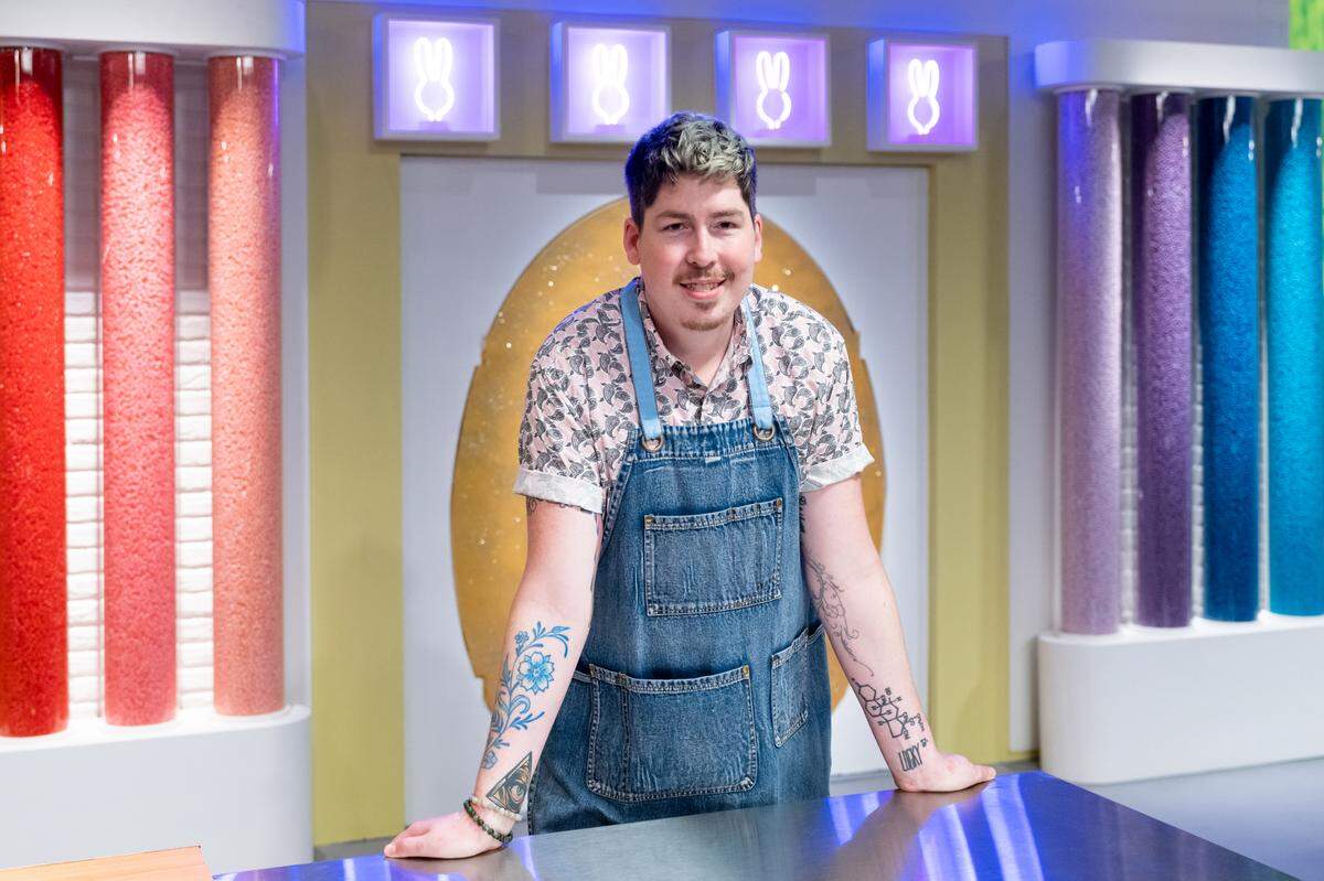 Contestant Timothy Hamrah, as seen on Spring Baking Championship: Easter Season 3.