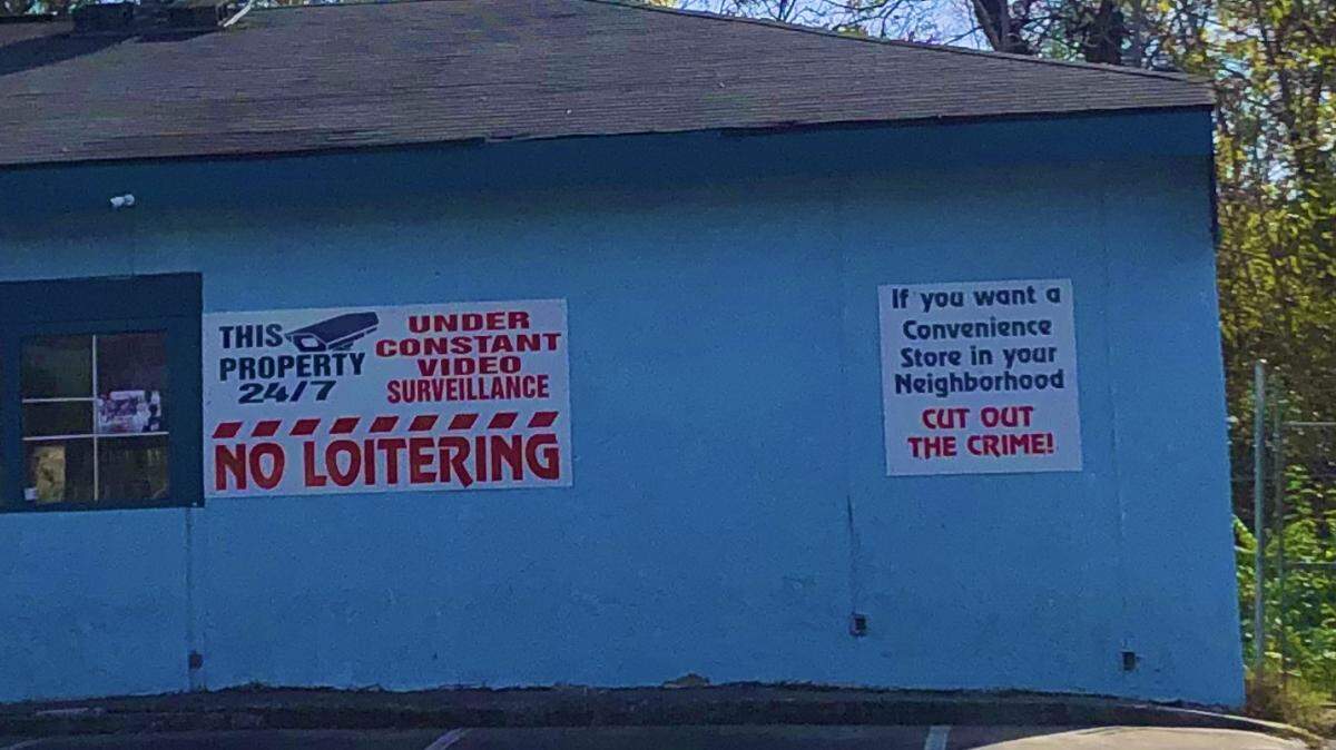 Warnings against loitering, posted at the behest of a Bibb County judge, now adorn the walls of the M&M Grocery at 2760 Montpelier Ave. in Macon’s Unionville community.