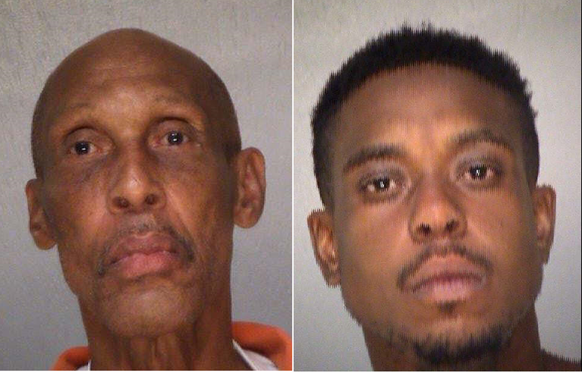 Dwight Donald Davis, left, was arrested Aug. 5 after he allegedly broke into a woman’s home, ransacked it and fell asleep in her bed. Keyonte Vantrell Walker, right, was arrested Aug. 2 after he allegedly stole lawn care equipment off a truck.