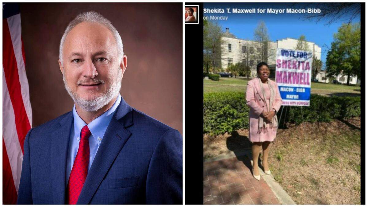 Mayor Lester Miller and Shekita Maxwell are both running for mayor of Macon-Bibb County this year.